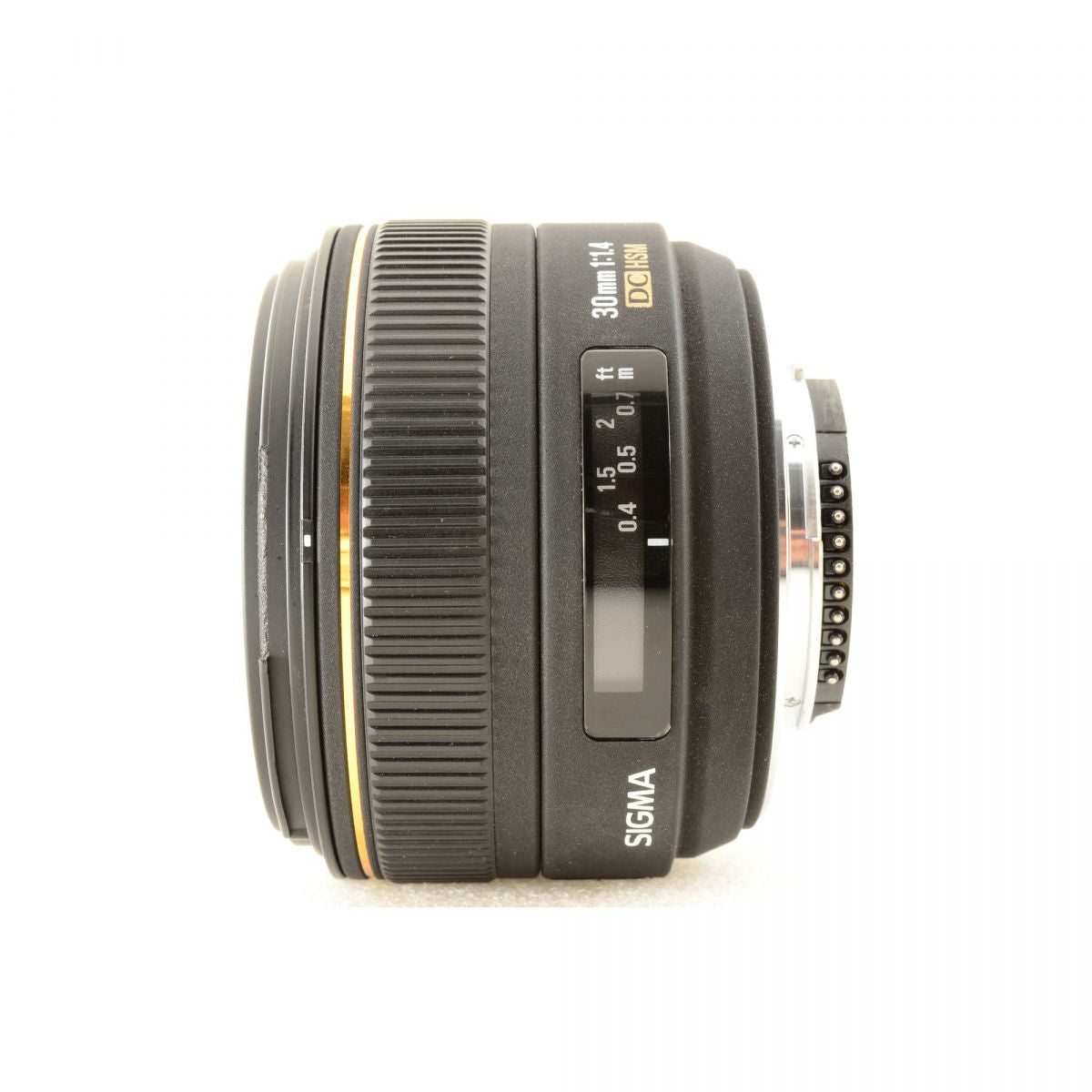 【中古】SIGMA 30mm F1.4 EX DC HSM 単焦点 カメラレンズ 交換レンズ ニコン用 シグマ S/N:2066248