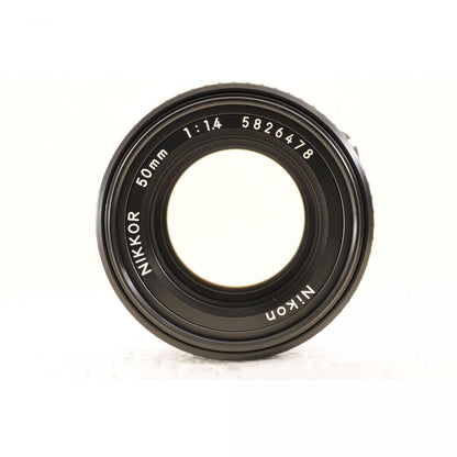 【中古】Nikon Ai-S NIKKOR 50mm F1.4 単焦点 カメラレンズ 交換レンズ ニコン S/N:5826478
