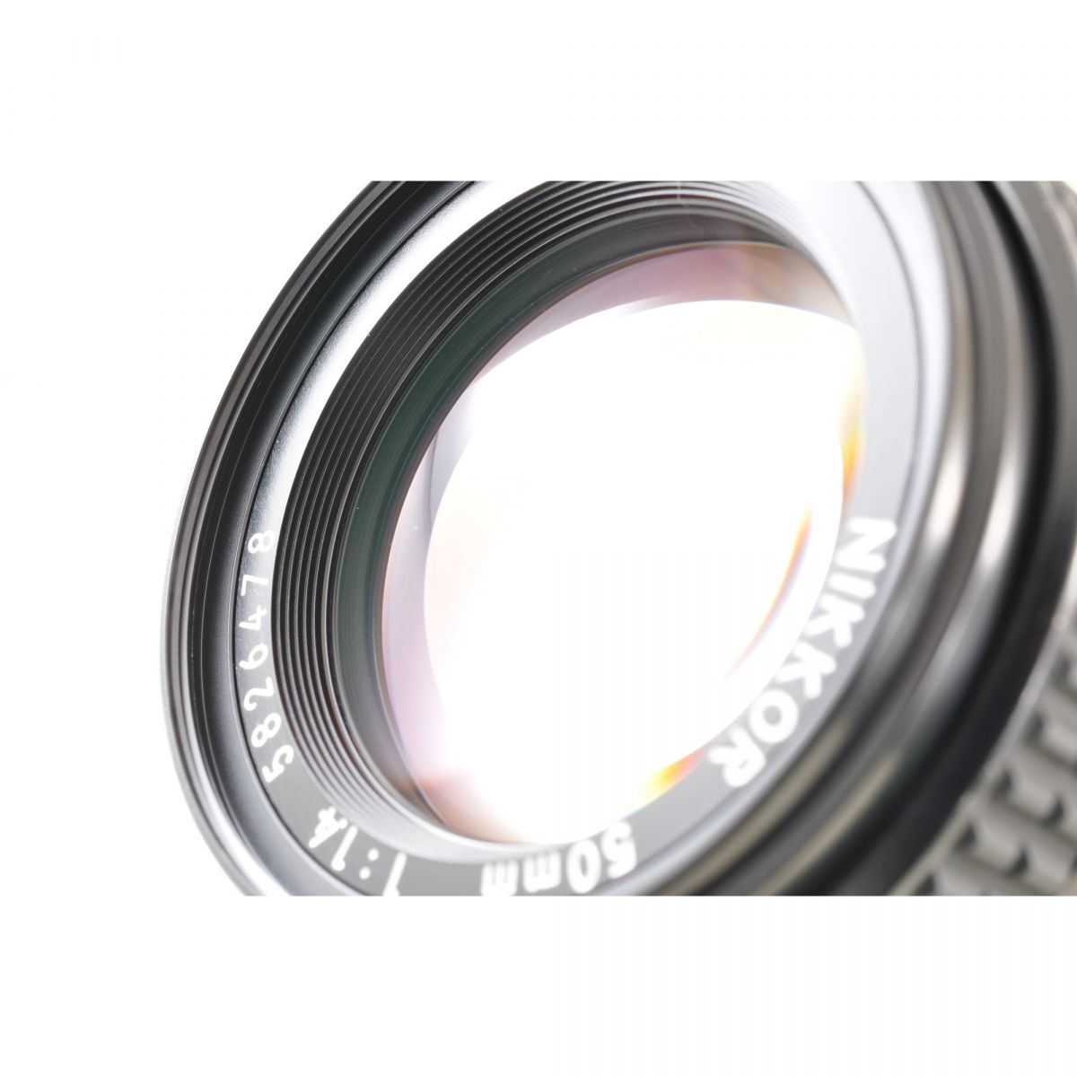 【中古】Nikon Ai-S NIKKOR 50mm F1.4 単焦点 カメラレンズ 交換レンズ ニコン S/N:5826478