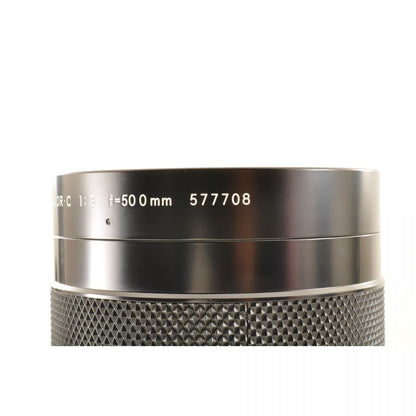【中古】Nikon Reflex-NIKKOR C 500mm F8 ミラーレンズ 単焦点 超望遠レンズ ニコン フード付 S/N:577708