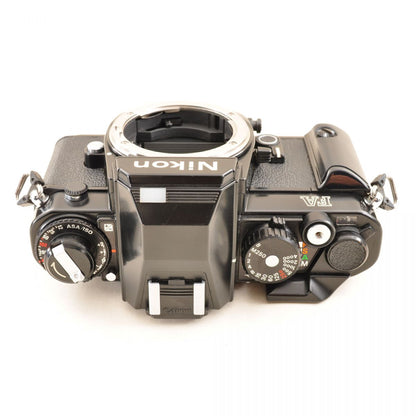 【中古】Nikon FA ブラック 35mm 一眼レフ フィルムカメラ ボディ 動作確認済 ニコン S/N:5112621
