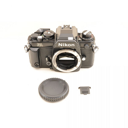 【中古】Nikon FA ブラック 35mm 一眼レフ フィルムカメラ ボディ 動作確認済 ニコン S/N:5112621