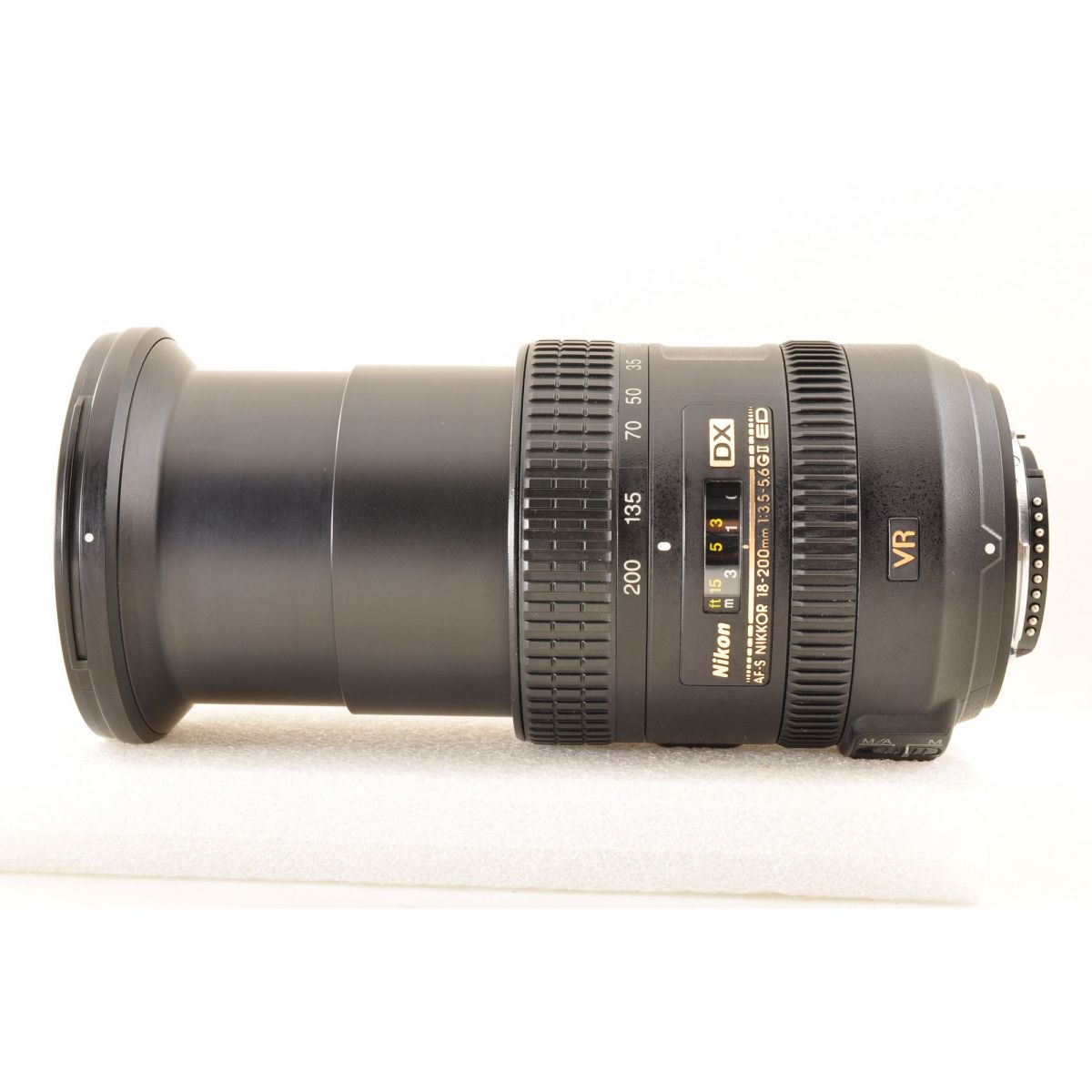 【中古】Nikon AF-S DX 18-200mm F3.5-5.6G ED VR II ズーム カメラレンズ 交換レンズ ニコン フード付 S/N:42479790