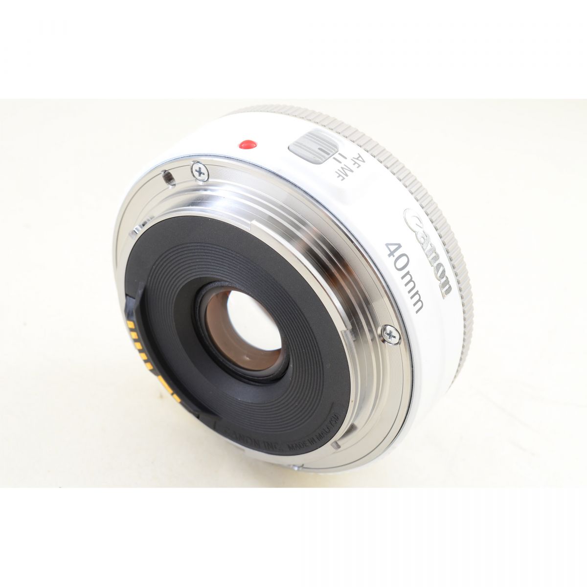 【中古】Canon EF 40mm F2.8 STM 単焦点 カメラレンズ パンケーキレンズ 交換レンズ キャノン S/N:1101106630