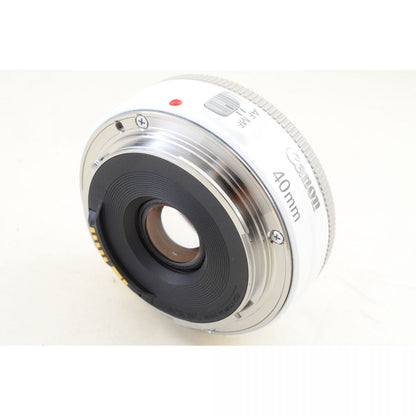 【中古】Canon EF 40mm F2.8 STM 単焦点 カメラレンズ パンケーキレンズ 交換レンズ キャノン S/N:1101106630
