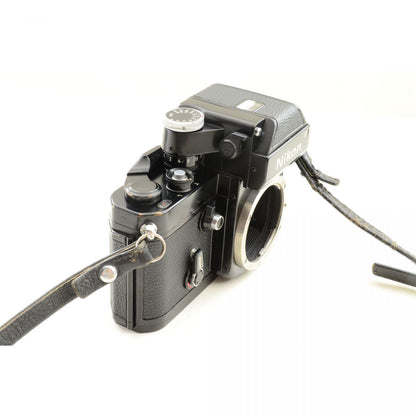 【中古】Nikon F2 フォトミック ブラック + Micro-NIKKOR-P Auto 55mm F3.5 ニコン フィルムカメラ マクロレンズ 単焦点 セット S/N:7251238