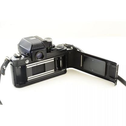 【中古】Nikon F2 フォトミック ブラック + Micro-NIKKOR-P Auto 55mm F3.5 ニコン フィルムカメラ マクロレンズ 単焦点 セット S/N:7251238