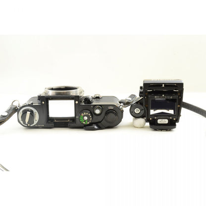 【中古】Nikon F2 フォトミック ブラック + Micro-NIKKOR-P Auto 55mm F3.5 ニコン フィルムカメラ マクロレンズ 単焦点 セット S/N:7251238