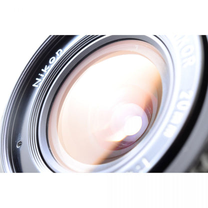 【中古】Nikon Ai NIKKOR 20mm F4 広角 単焦点 カメラレンズ 交換レンズ ニコン S/N:137511