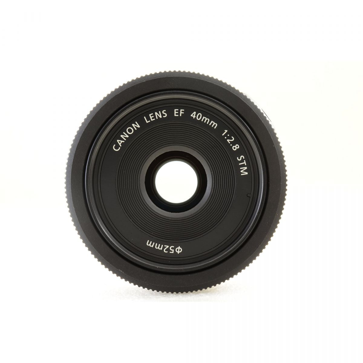 【中古】Canon EF 40mm F2.8 STM ブラック パンケーキ 単焦点 カメラレンズ 交換レンズ キヤノン S/N:1751104987