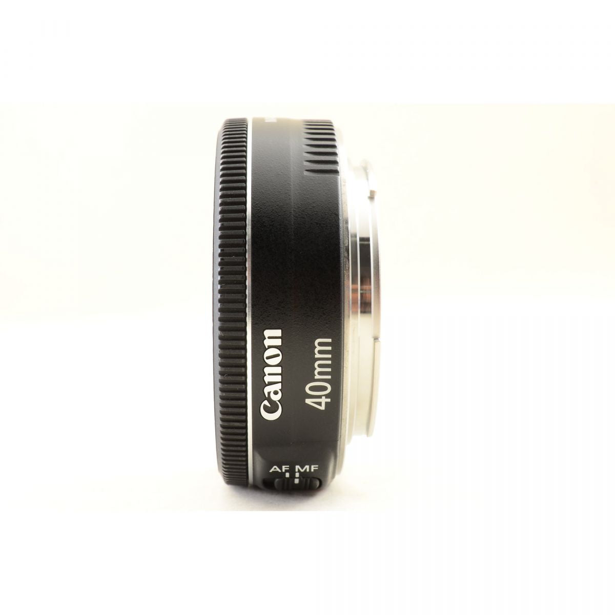 【中古】Canon EF 40mm F2.8 STM ブラック パンケーキ 単焦点 カメラレンズ 交換レンズ キヤノン S/N:1751104987