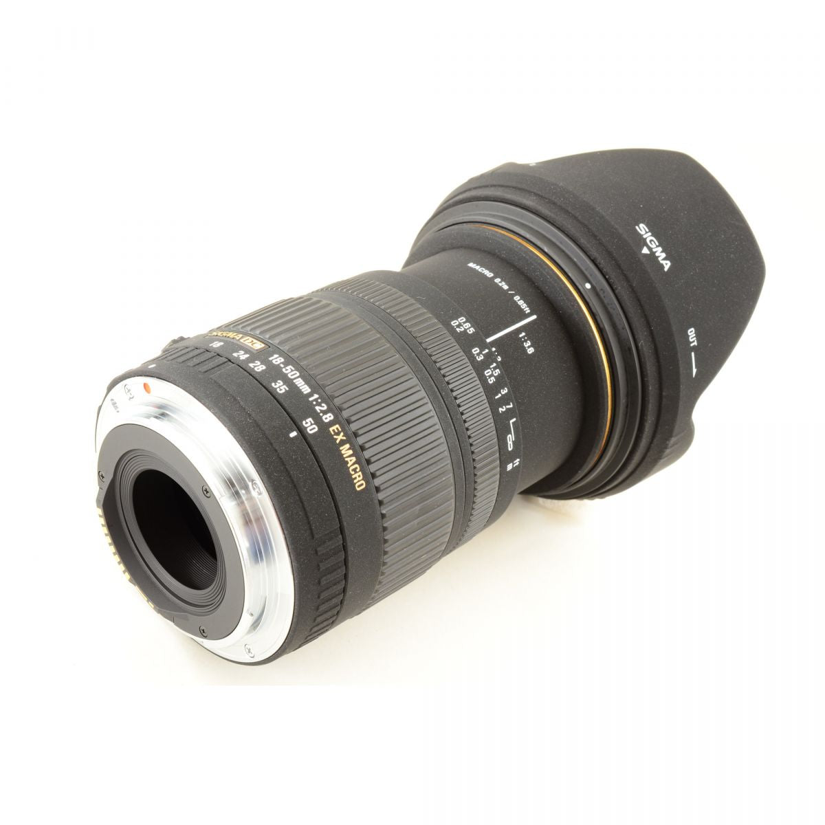 【中古】SIGMA 18-50mm F2.8 EX DC MACRO ズーム キヤノン用 カメラレンズ 交換レンズ シグマ S/N:1005068