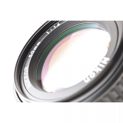 【中古】Nikon Ai-S NIKKOR 50mm F1.4 単焦点 カメラレンズ 交換レンズ ニコン S/N:5256114