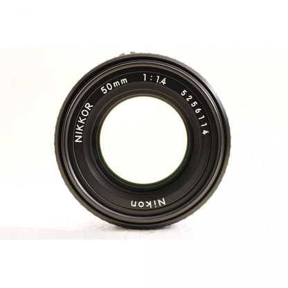 【中古】Nikon Ai-S NIKKOR 50mm F1.4 単焦点 カメラレンズ 交換レンズ ニコン S/N:5256114