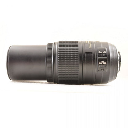 【中古】Nikon AF-S DX 55-300mm F4.5-5.6G ED VR フード付き ズーム カメラレンズ 交換レンズ ニコン S/N:2893101