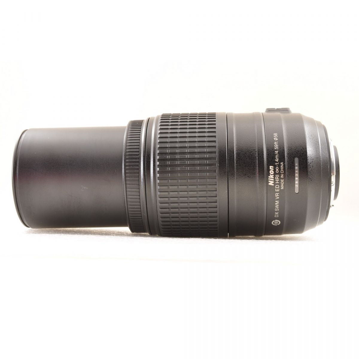 【中古】Nikon AF-S DX 55-300mm F4.5-5.6G ED VR フード付き ズーム カメラレンズ 交換レンズ ニコン S/N:2893101