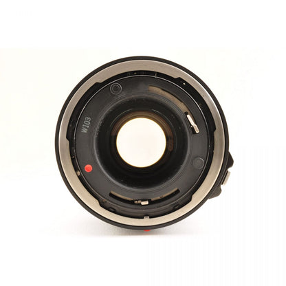 【中古】Canon AE-1 ブラック 一眼レフ フィルムカメラ New FD 35-105mm f3.5 マクロ ズームレンズ セット キヤノン S/N:5092284