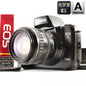 【中古】Canon EOS 5 QD 一眼レフ フィルムカメラ EF 28-105mm f3.5-4.5 マクロ ズームレンズ セット キヤノンS/N:1074196
