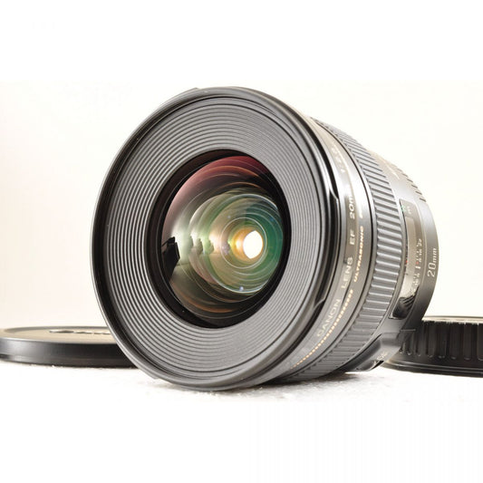 【中古】Canon EF 20mm f/2.8 USM 広角 単焦点レンズ キャノン S/N: 4200258C