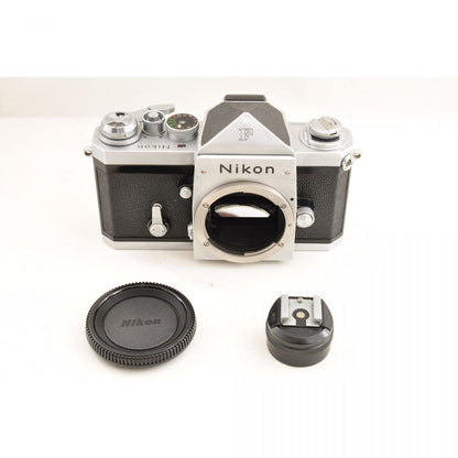 【中古】Nikon F アイレベル シルバー 35mm 一眼レフ フィルムカメラ ニコン S/N: 7277290