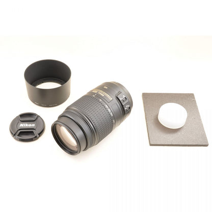 【中古】Nikon AF-S DX 55-300mm f/4.5-5.6G ED VR フード付 ニコン S/N: 2565839