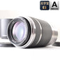 【中古】Sony E 55-210mm f/4.5-6.3 OSS 望遠 ズームレンズ フード付 ソニー S/N: 2529969