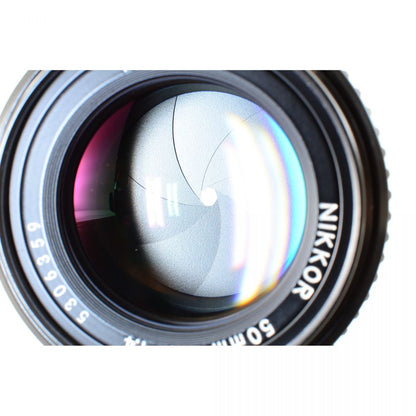 【中古】Nikon Ai-S NIKKOR 50mm f1.4 単焦点 カメラレンズ 交換レンズ ニコン S/N:5306359