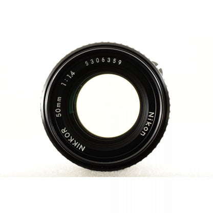 【中古】Nikon Ai-S NIKKOR 50mm f1.4 単焦点 カメラレンズ 交換レンズ ニコン S/N:5306359