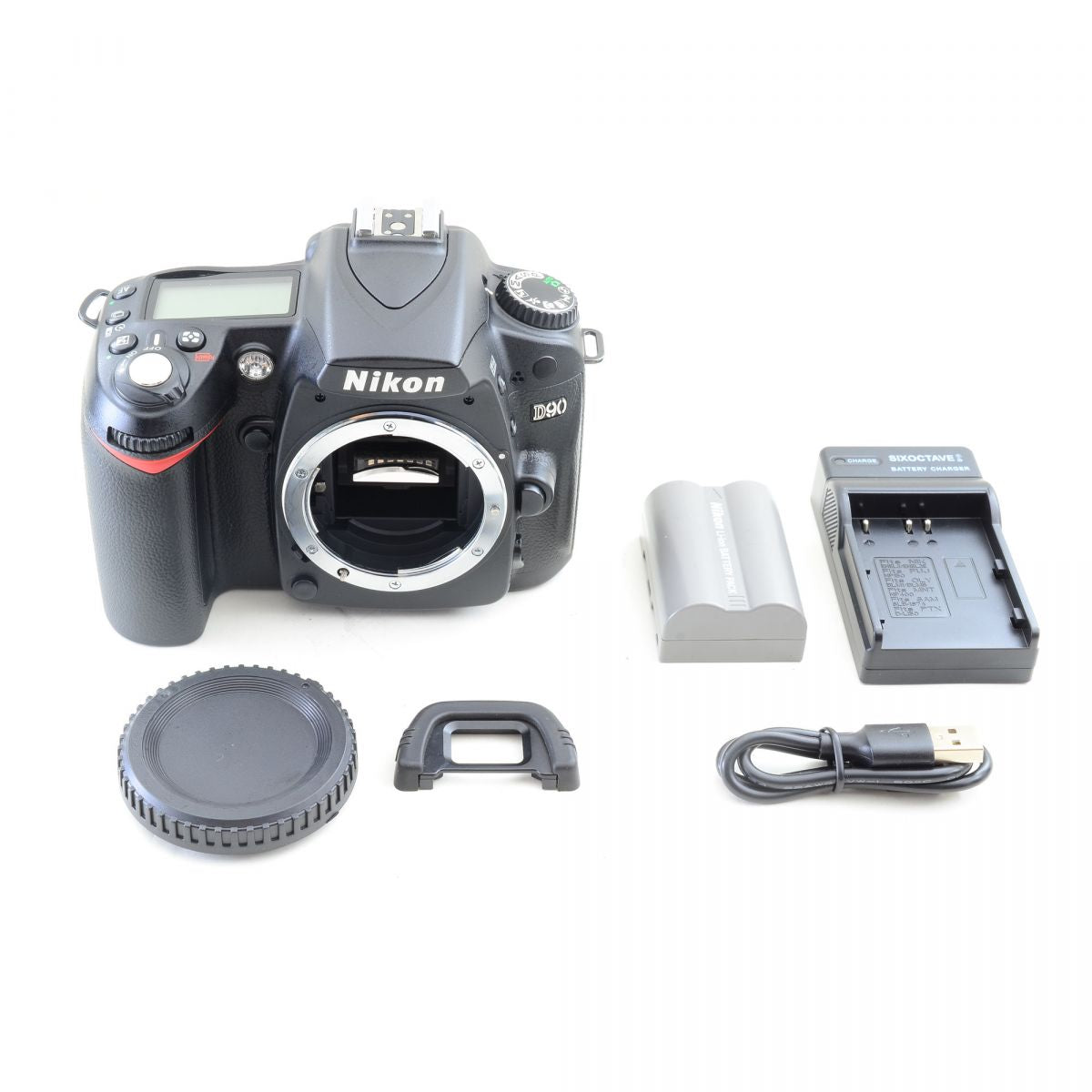 【中古】Nikon D90 12.3MP デジタル 一眼レフ デジタルカメラ ボディ ブラック ニコン S/N:2110624