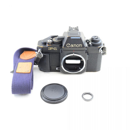【中古】Canon New F-1 AEファインダー 一眼レフ フィルムカメラ キヤノン S/N:224281