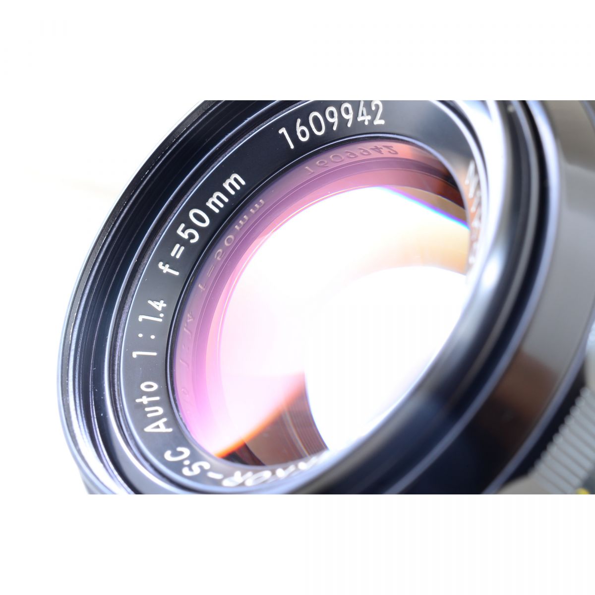 【中古】Nikon F アイレベル シルバー + Nikkor-S.C Auto 50mm f/1.4 非Ai 標準 単焦点レンズ ニコン S/N: 6570324