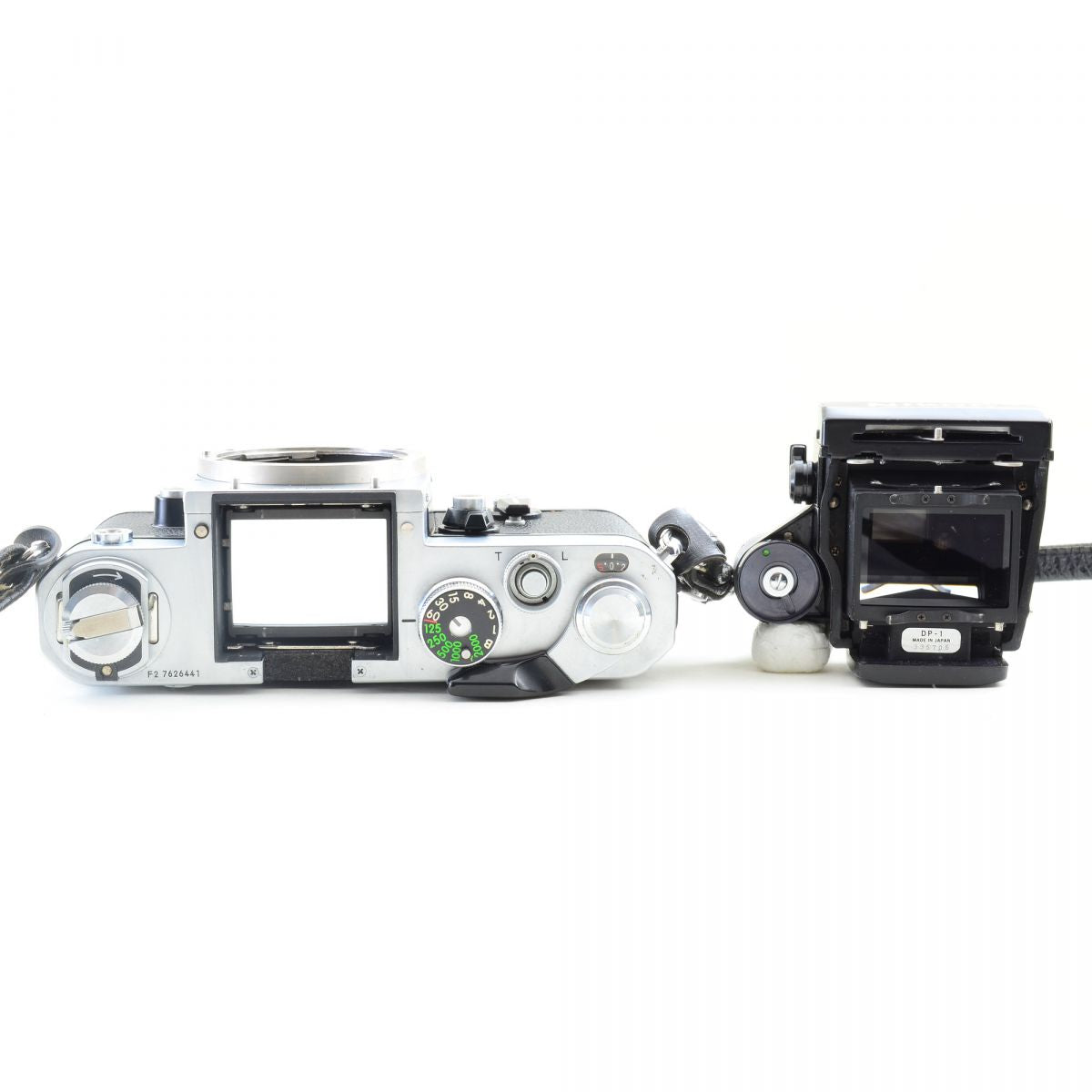 【中古】Nikon F2 アイレベル シルバー + New Nikkor 50mm f/1.4 非Ai 標準 単焦点レンズ ニコン S/N: 7626441