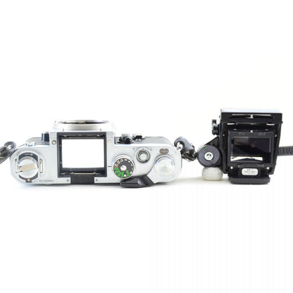 【中古】Nikon F2 アイレベル シルバー + New Nikkor 50mm f/1.4 非Ai 標準 単焦点レンズ ニコン S/N: 7626441