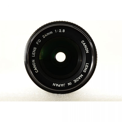 【中古】Canon New F-1 アイレベル 35mm 一眼レフフィルムカメラ + New FD 24mm f/2.8 広角 単焦点レンズ キャノン S/N: 121748