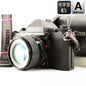 【中古】Canon New F-1 アイレベル 35mm 一眼レフフィルムカメラ + New FD 24mm f/2.8 広角 単焦点レンズ キャノン S/N: 121748