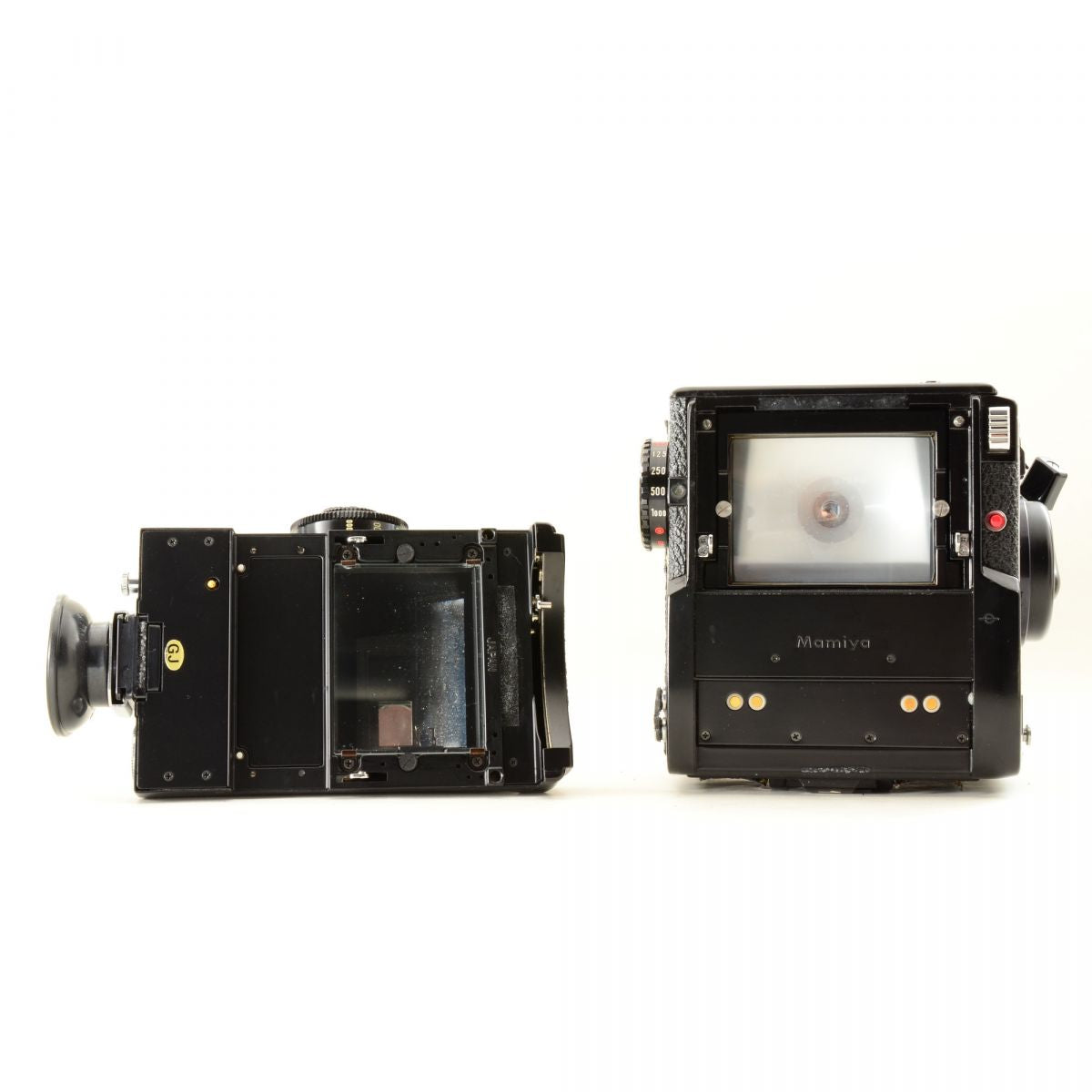 【中古】Mamiya M645 1000S 中判カメラ + CdSプリズムAEファインダー + SEKOR C 45mm f/2.8 単焦点レンズ マミヤ S/N: L26397