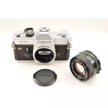 【中古】Canon FTb シルバー 後期 + New FD 50mm f/1.4 標準 単焦点レンズ キャノン S/N: 309257