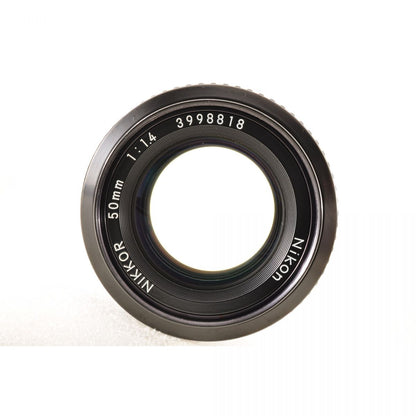 【中古】Nikon Ai NIKKOR 50mm f/1.4 標準 単焦点レンズ ニコン S/N: 3998818