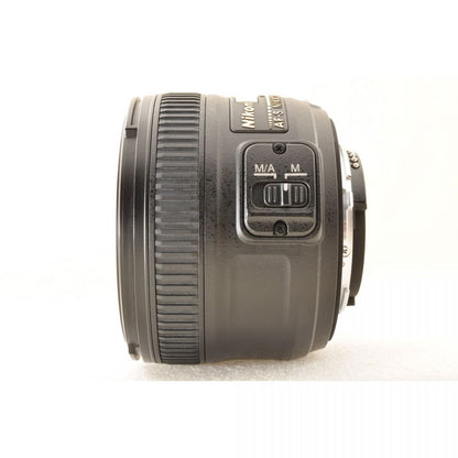 【中古】Nikon AF-S NIKKOR 50mm f/1.8G 標準 単焦点レンズ フード付 ニコン S/N: 3083573