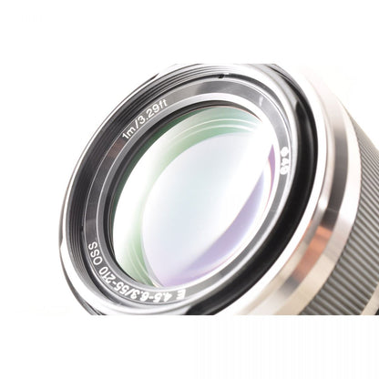 【中古】Sony E 55-210mm f/4.5-6.3 OSS 望遠 ズームレンズ フード付 ソニー S/N: 2290562