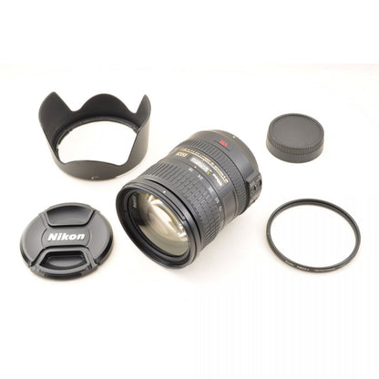 【中古】Nikon AF-S DX NIKKOR 18-200mm f/3.5-5.6G ED VR 高倍率ズームレンズ フード フィルター付 ニコン S/N: 3267422