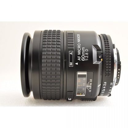 【中古】Nikon F-801 35mm 一眼レフフィルムカメラ + AF Micro-NIKKOR 60mm f/2.8 D マクロ 単焦点レンズ ニコン S/N: 2243535