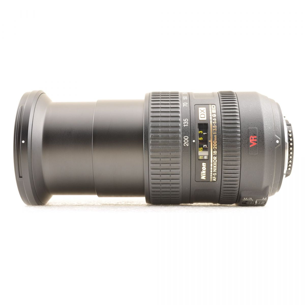 【中古】Nikon AF-S DX 18-200mm f/3.5-5.6 G ED VR ズーム カメラレンズ 交換レンズ ニコン S/N:2674078