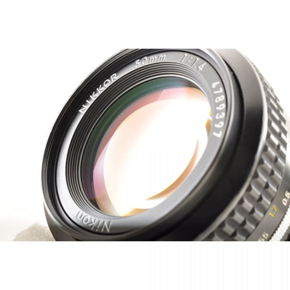 【中古】Nikon Ai Nikkor 50mm f/1.4 単焦点 カメラレンズ 交換レンズ ニコン S/N:4789397