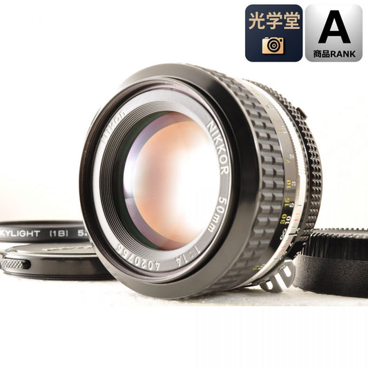 【中古】Nikon Ai Nikkor 50mm f/1.4 単焦点 カメラレンズ 交換レンズ ニコン S/N:4020755