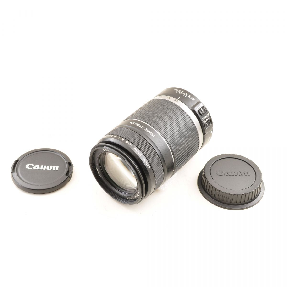 【中古】Canon EF-S 55-250mm f/4-5.6 IS ズーム カメラレンズ 交換レンズ キヤノン S/N:53413876