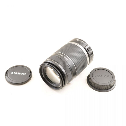 【中古】Canon EF-S 55-250mm f/4-5.6 IS ズーム カメラレンズ 交換レンズ キヤノン S/N:53413876