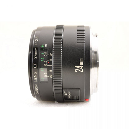 【中古】Canon EF 24mm f/2.8 単焦点 カメラレンズ 交換レンズ キヤノン S/N:115382