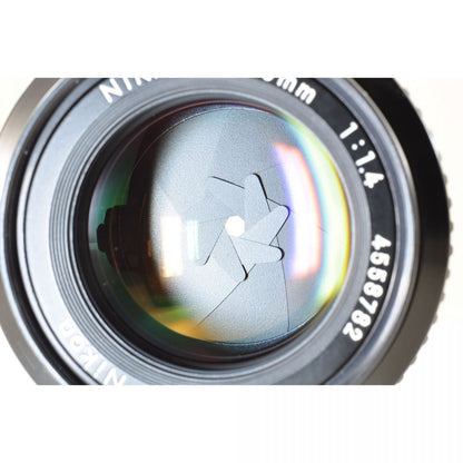 【中古】Nikon Ai Nikkor 50mm f/1.4 単焦点 カメラレンズ 交換レンズ ニコン S/N:4558782