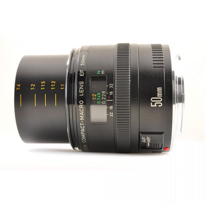 【中古】Canon EF 50mm f/2.5 Compact Macro 単焦点 カメラレンズ 交換レンズ キヤノン S/N:276858